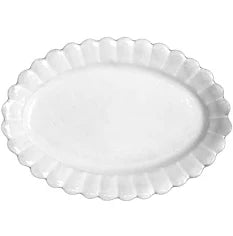 Astier De Villatte Marguerite Oval Serving Platter 17