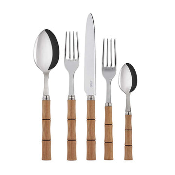 FRENCH 5 PIECE PLACE SETTING- BAMBOO