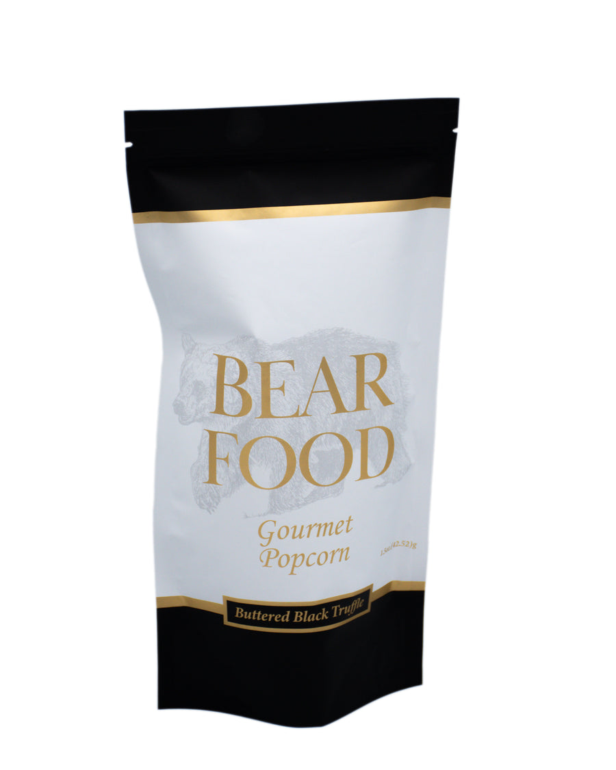 Bear Food Buttered Black Truffle Popcorn