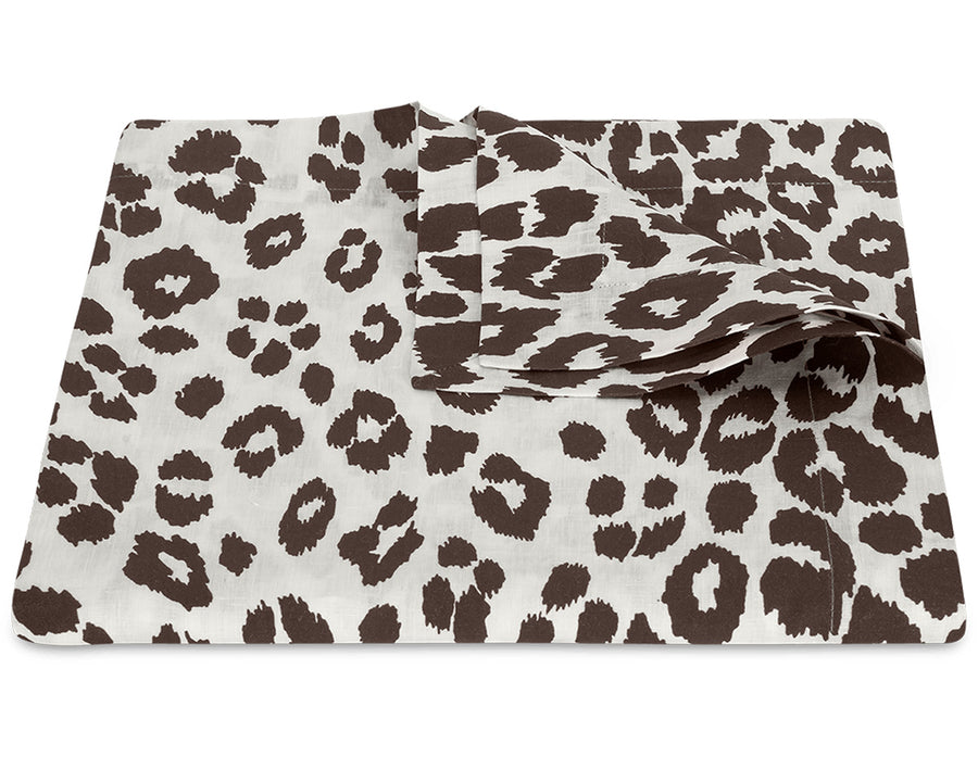 Matouk Iconic Leopard Tablecloth