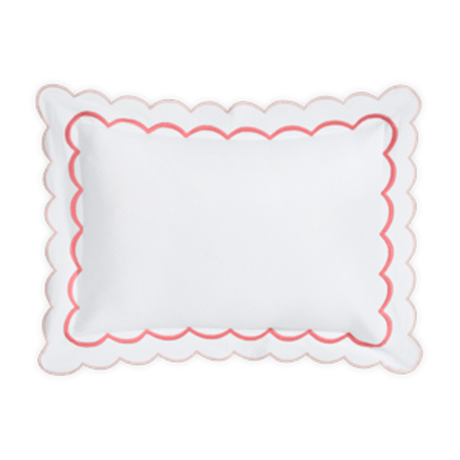 Matouk India Piquet Boudoir Pillow - Monogrammed