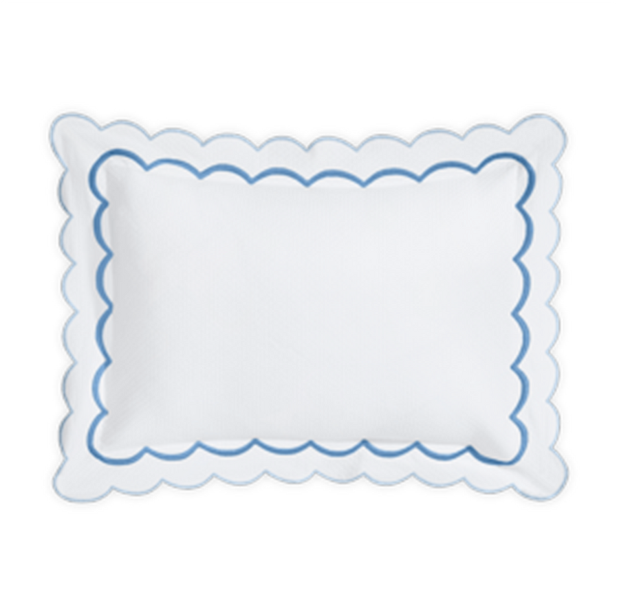 Matouk India Piquet Boudoir Pillow - Monogrammed