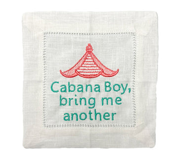 Cabana Boy Cocktail Napkins Set/4