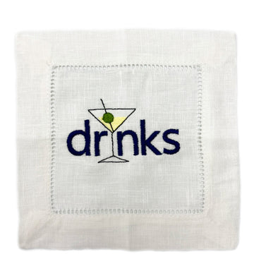 Drinks Cocktail Napkins Set/4