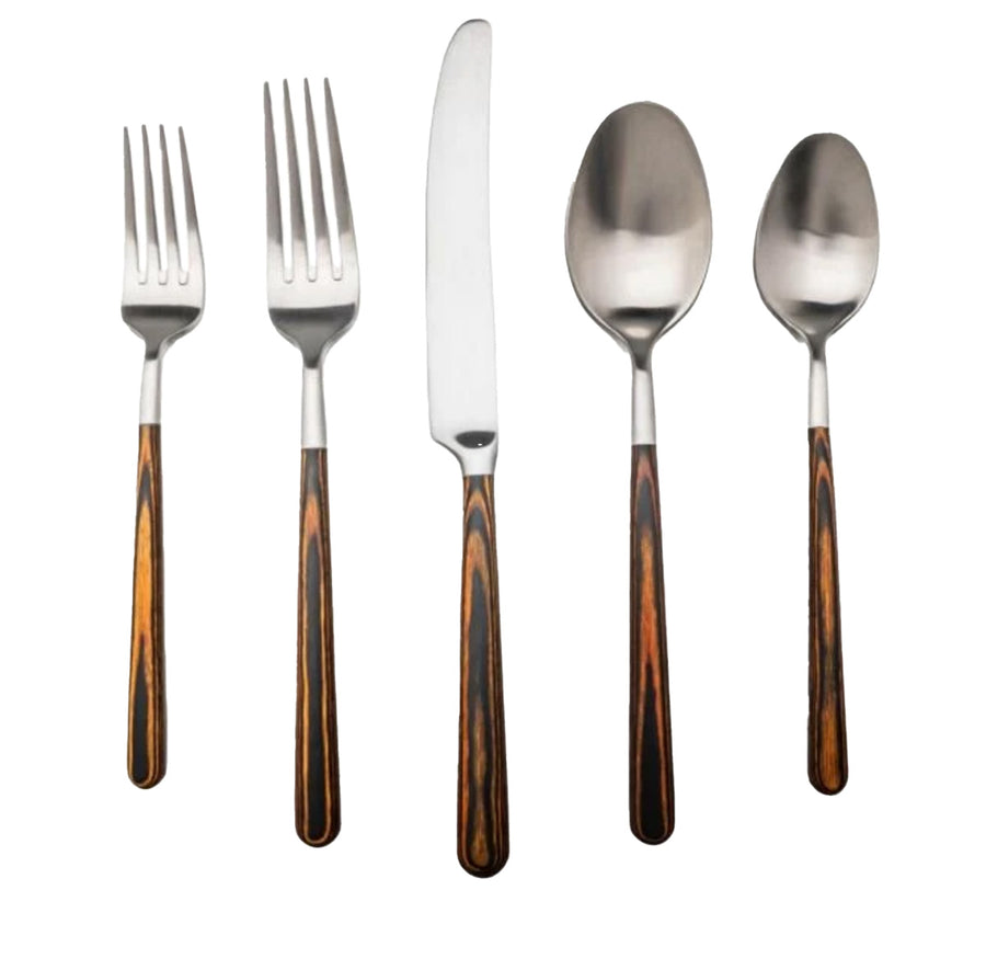 Simon Pearce Hampton Hazel 5-Piece Flatware Setting