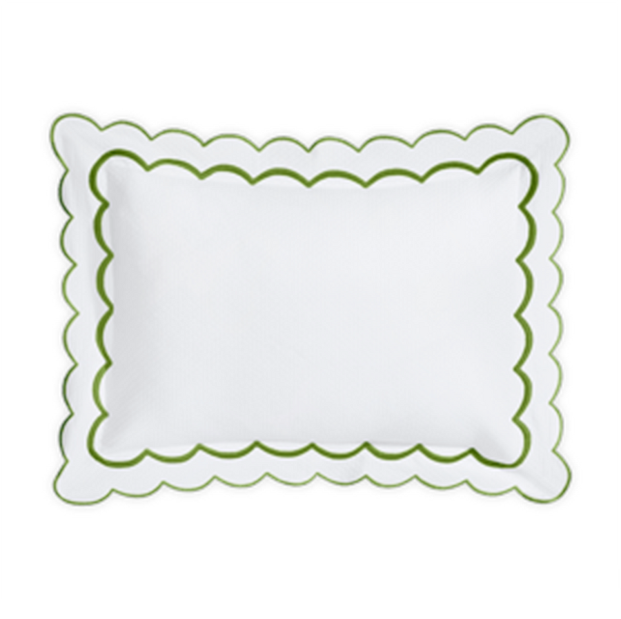 Matouk India Piquet Boudoir Pillow - Monogrammed