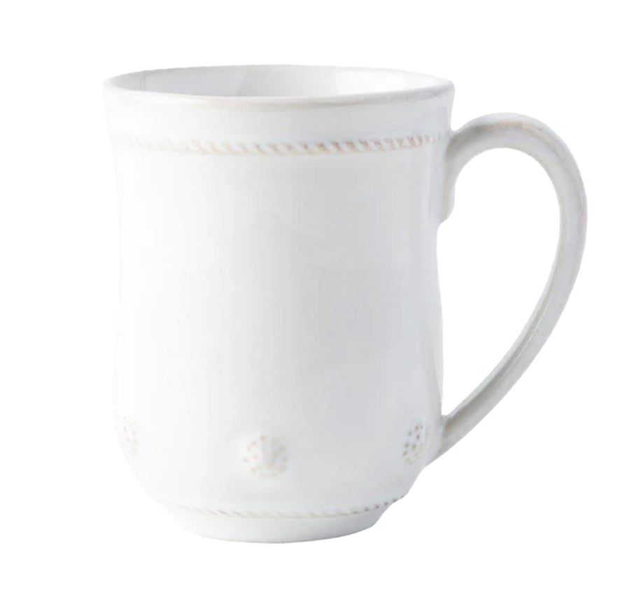 Juliska Berry & Thread Flared Mug   Whitewash