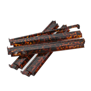 Oh My Mahjong Tortoise Shell Tile Racks and Pusher Set