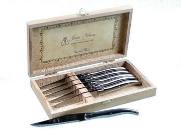 Laguiole Stainless Steel Steak Knives - Set of 6