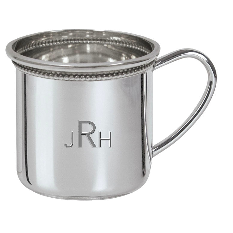 Sterling Silver Baby Cup - Monogrammed