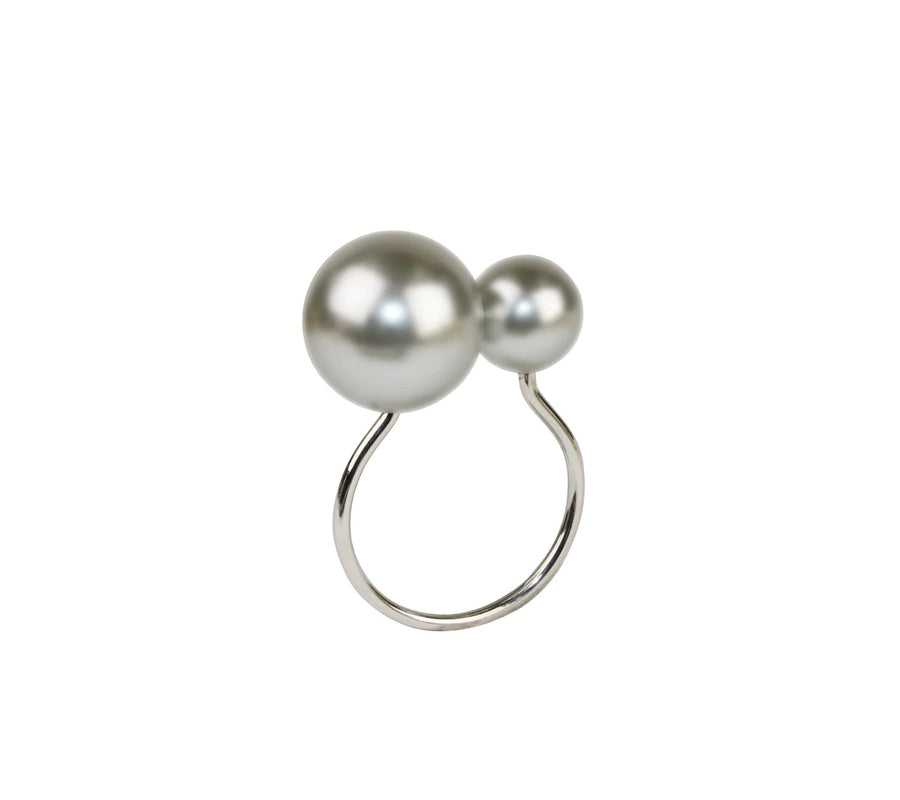 Pearl Napkin Ring - set of 4